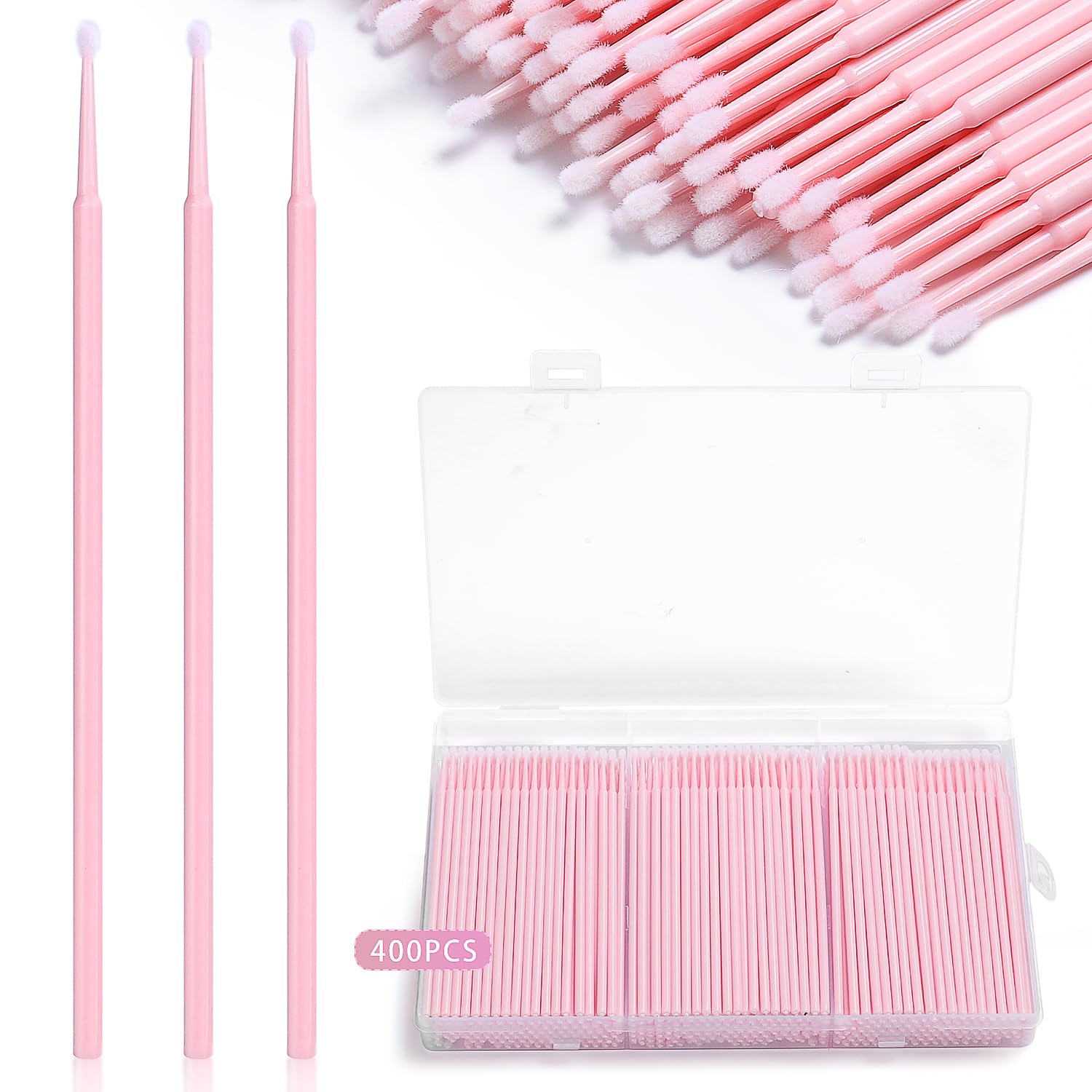 Disposable 2mm Precision Mascara swab, For Cleaning and Applying Makeup
